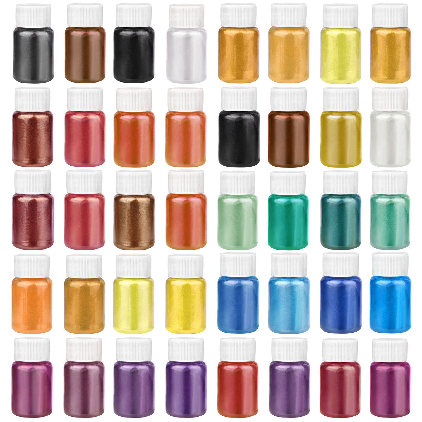 Mica Powder Colorant - 4 renk/Set sedefli toz reçine pigment