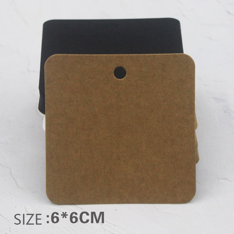 Kraft Soap Label - 6x6 cm Kare Kraft Kağıt Etiketleri