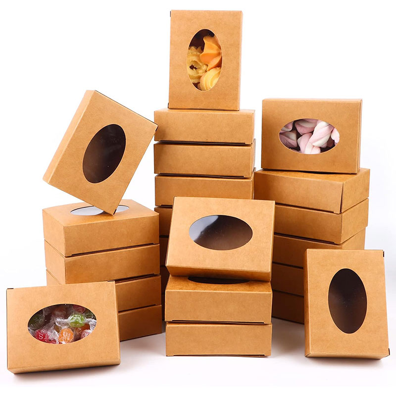 Kraft Soap Label - 20/30 adet Mini Kraft kağit kutu