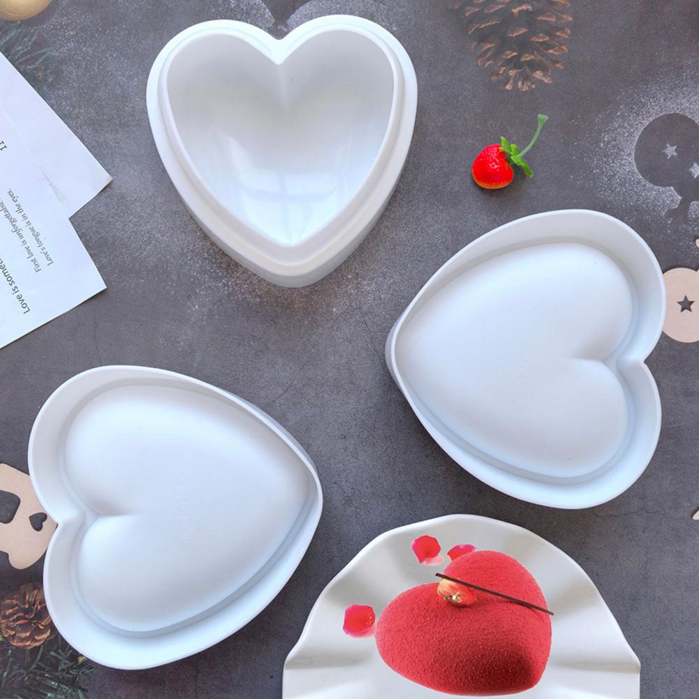 Soap Making Jelly - Kalp Şeklinde Silikon Kalıp 3D Elmaslar