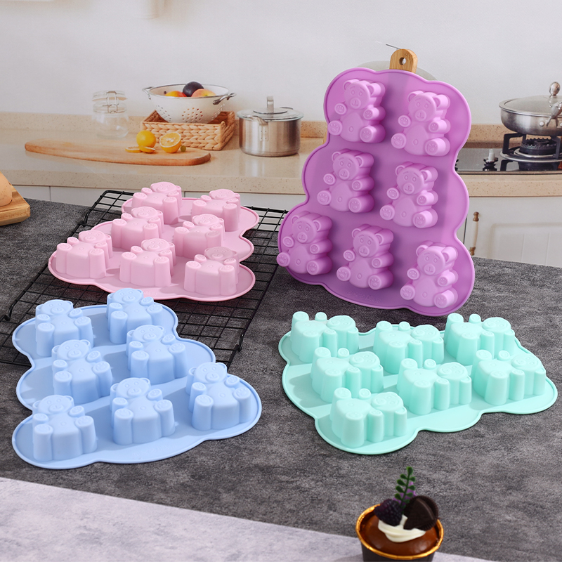 Soap Making Jelly - Silikon sakızlı ayı kalıpları, çocuklar için