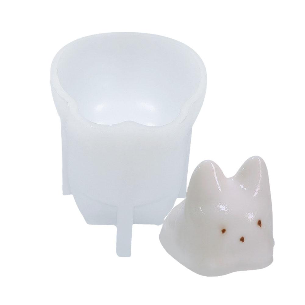 Soap Making Jelly - 3D Kedi Silikon Kalıp DIY Mus