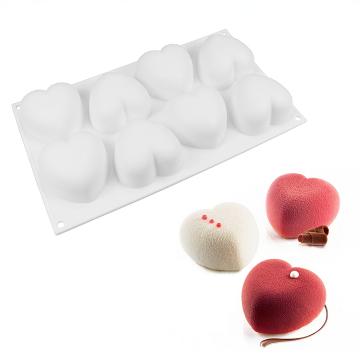 Soap Making Kit For Beginners - Aşk Kalp Silikon Sabun Kalıp El