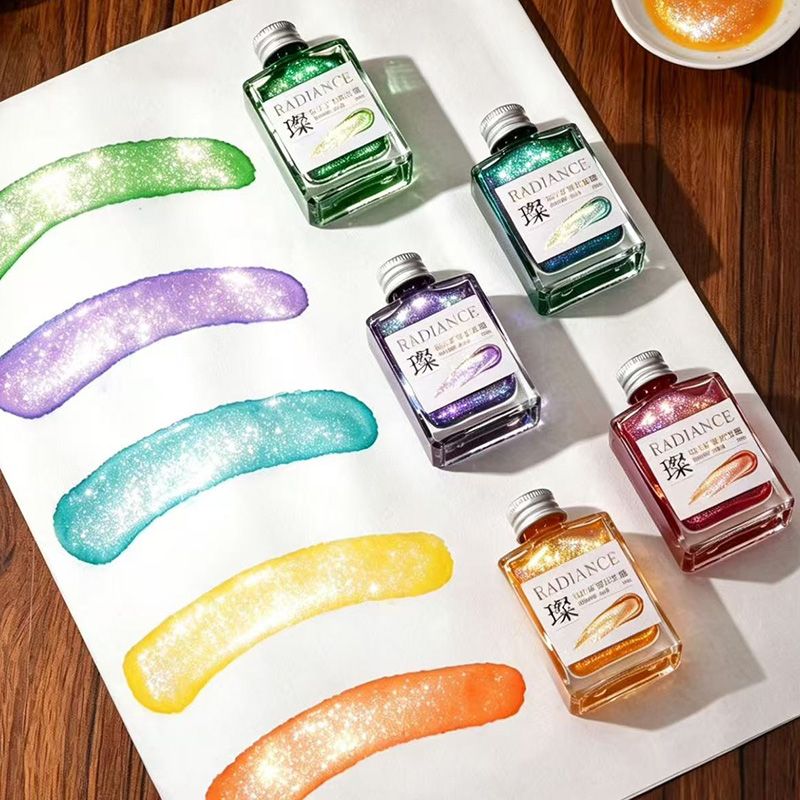 Mica Powder Colorant - 30ml Mika Mineral Işıltılı Mürekkep Karbon
