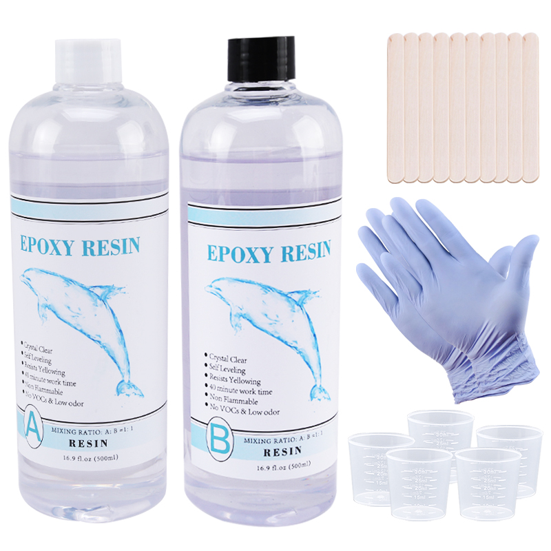 Soap Making Kit For Beginners - 1:1 Şeffaf Epoksi Reçine Kristal Şeffaf