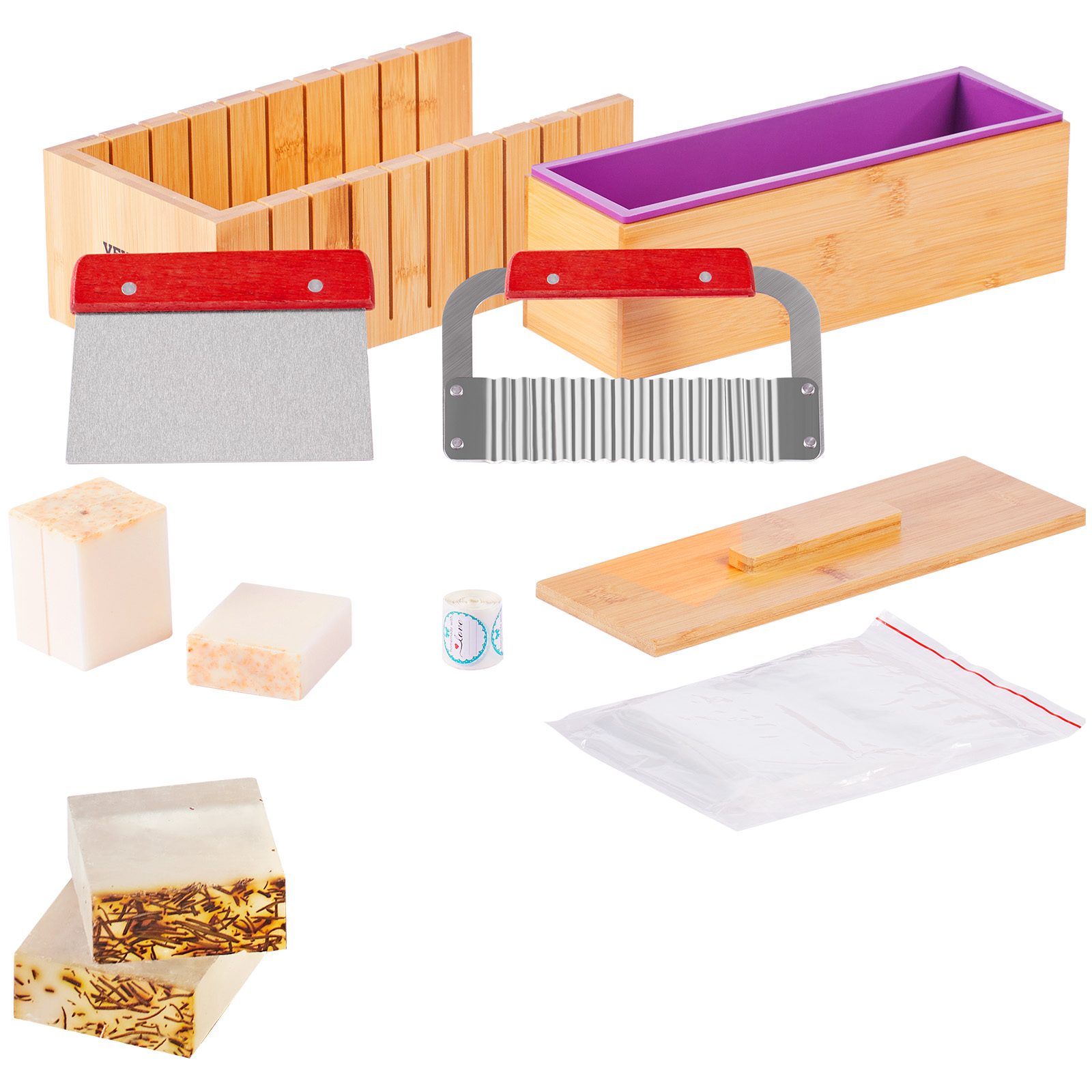 Soap Making Unit - VEVOR Sabun Yapım Seti Bambu Kesim