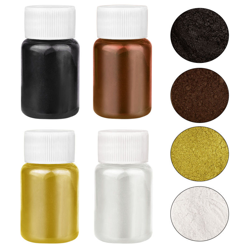 4 renk/Set sedefli toz reçine  - Mica Powder Colorant incelemesi ve fiyatı