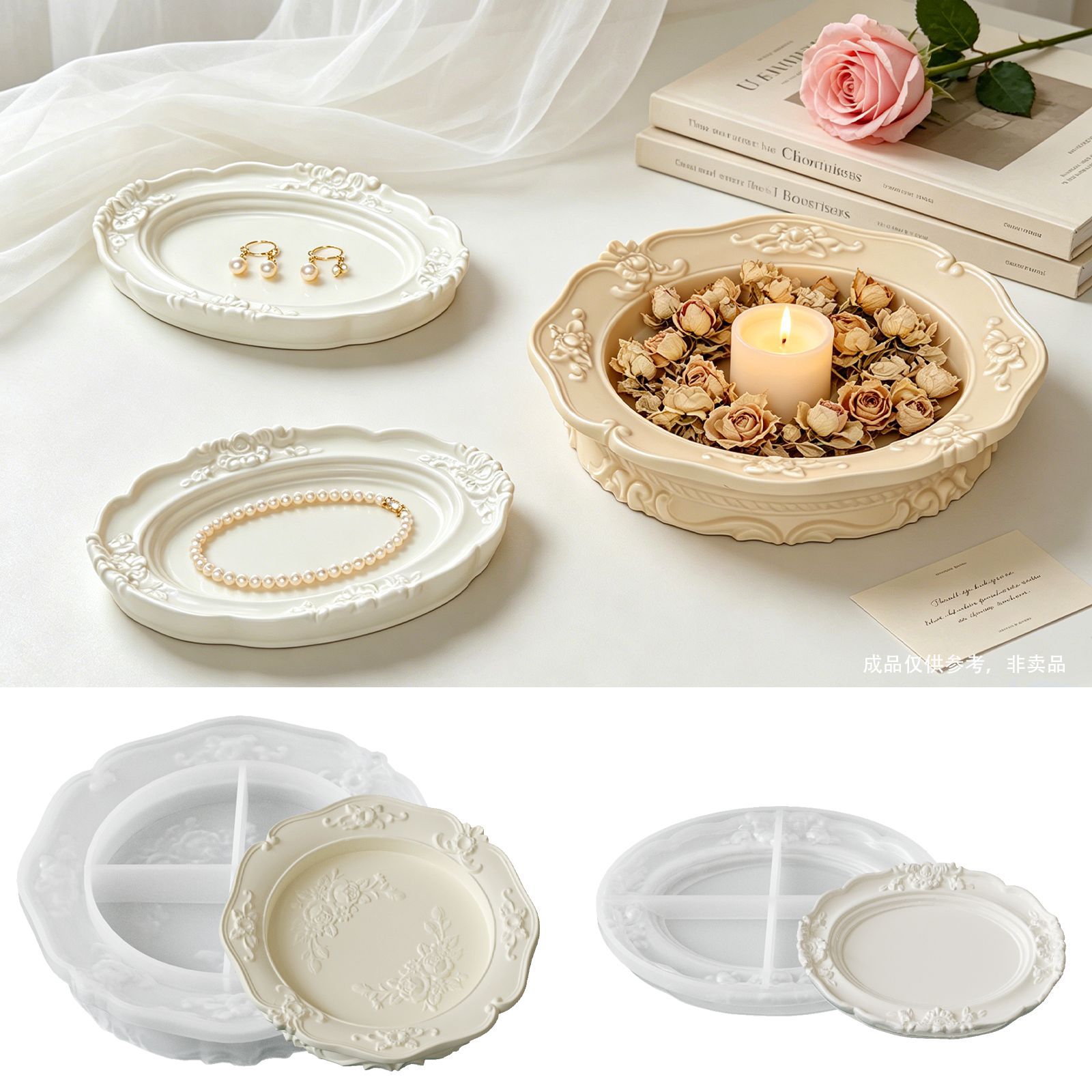 Zarif Vintage Barok Dantel Sil - Melt Pour Soap Base incelemesi ve fiyatı