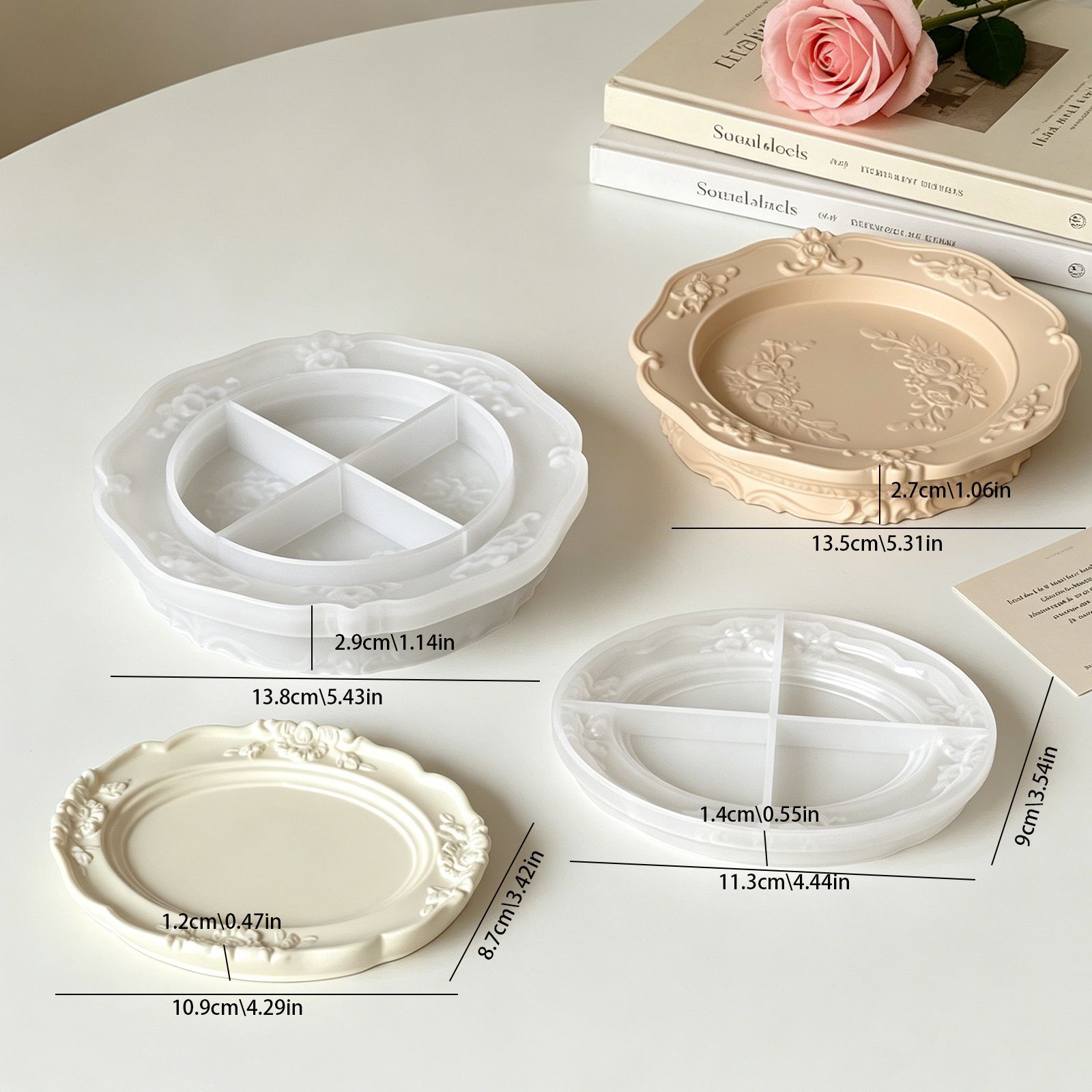 Zarif Vintage Barok Dantel Sil - Melt Pour Soap Base incelemesi ve fiyatı