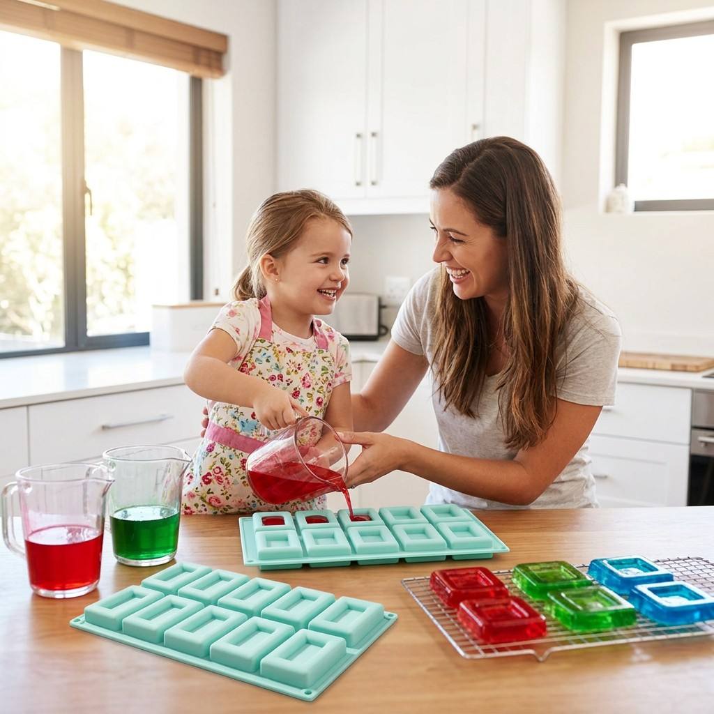 Yapışmaz 10 Delikli Dikdörtgen - Soap Making Jelly incelemesi ve fiyatı
