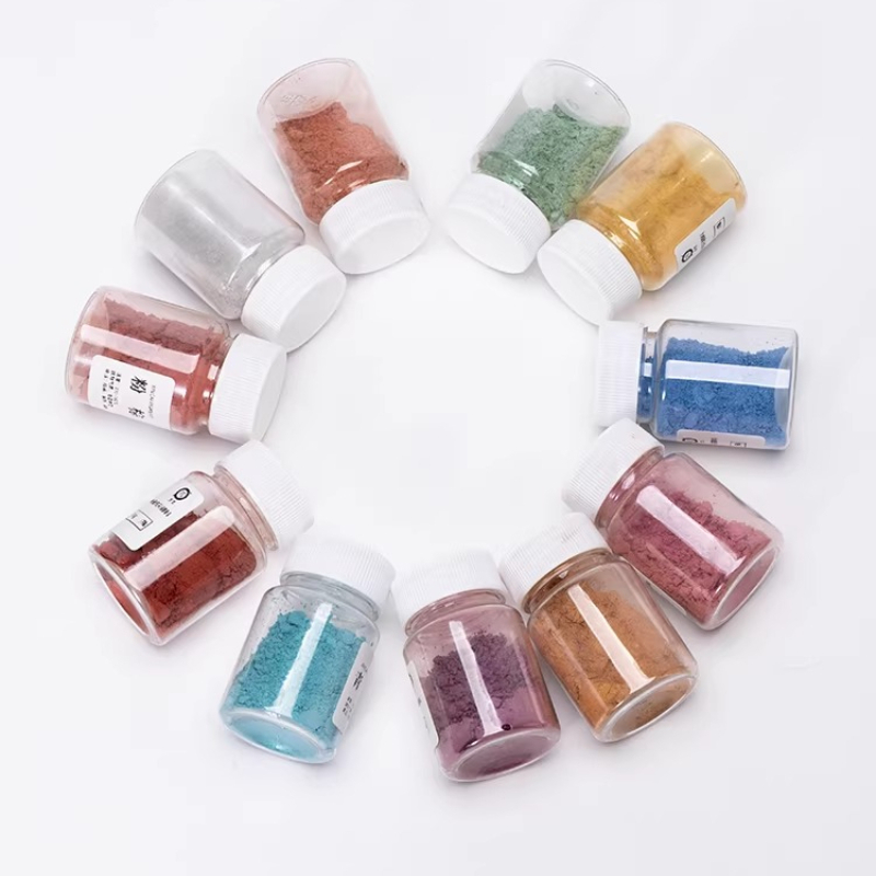 10g/şişe inci mika tozu serami - Mica Powder Colorant incelemesi ve fiyatı