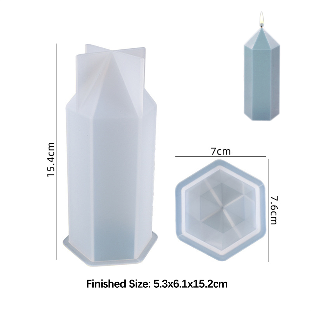 3D altıgen sütun mum kalıpları - Soap Making Kit For Beginners incelemesi ve fiyatı