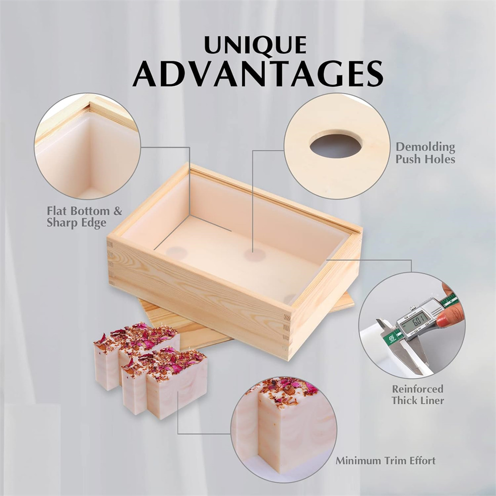 Büyük Sabun Kalıpları Dikdörtg - Soap Making For Beginners incelemesi ve fiyatı