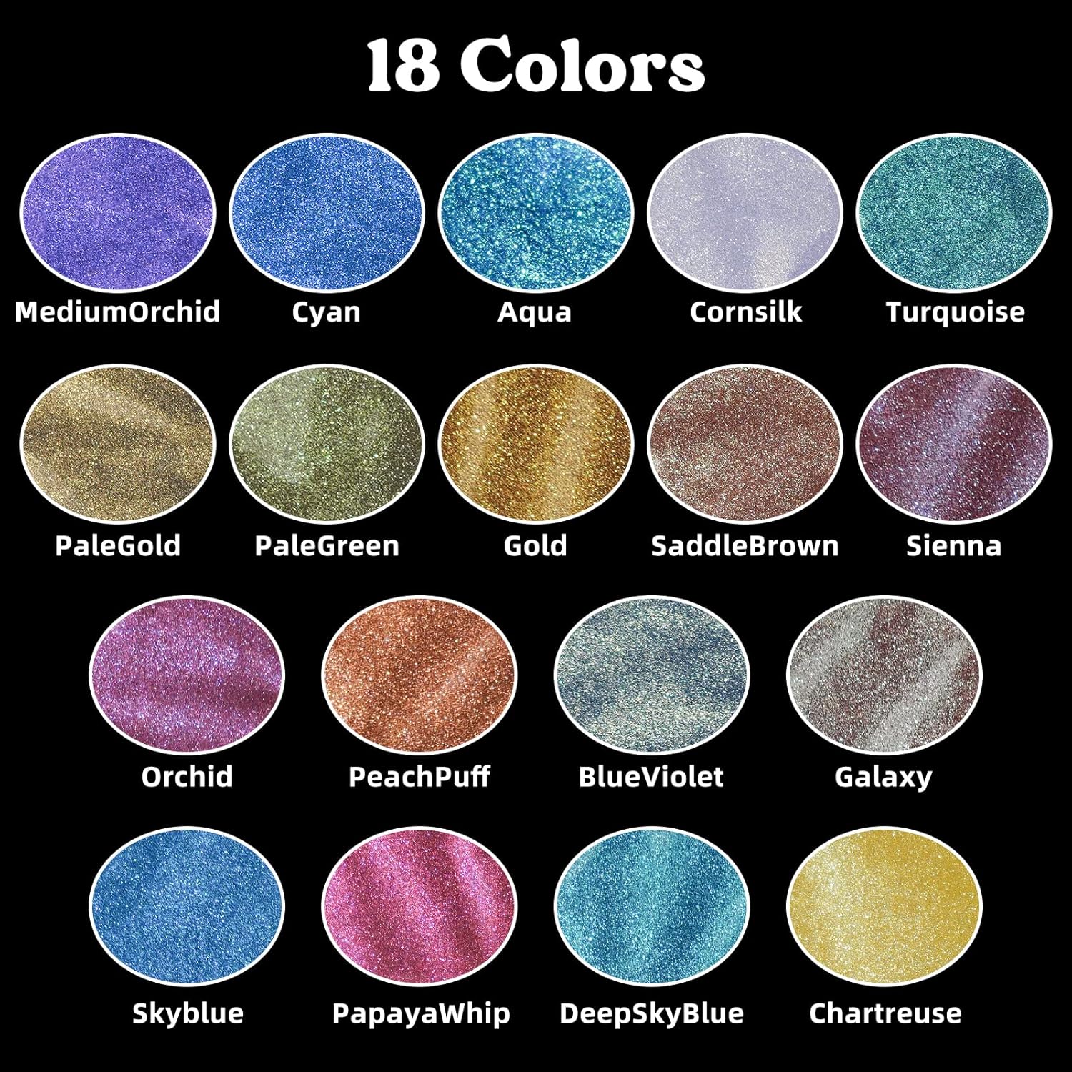 18 Renkli Bukalemun Mika Tozu: - Mica Powder Colorant incelemesi ve fiyatı