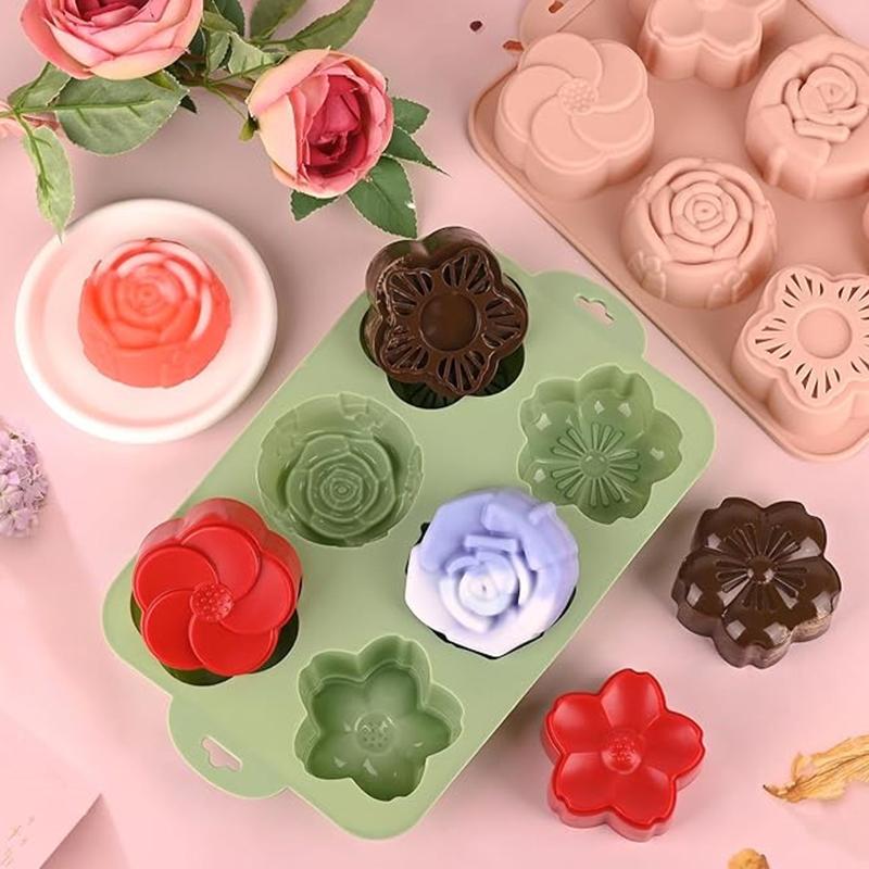 SU Çiçek Silikon Kalıp, 6 Fark - Soap Making Jelly incelemesi ve fiyatı