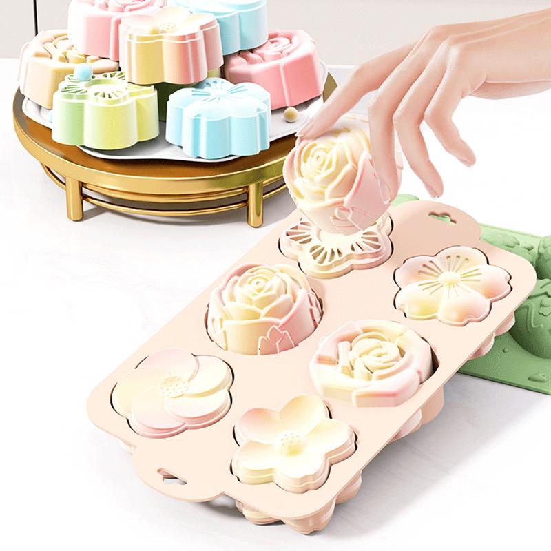 SU Çiçek Silikon Kalıp, 6 Fark - Soap Making Jelly incelemesi ve fiyatı