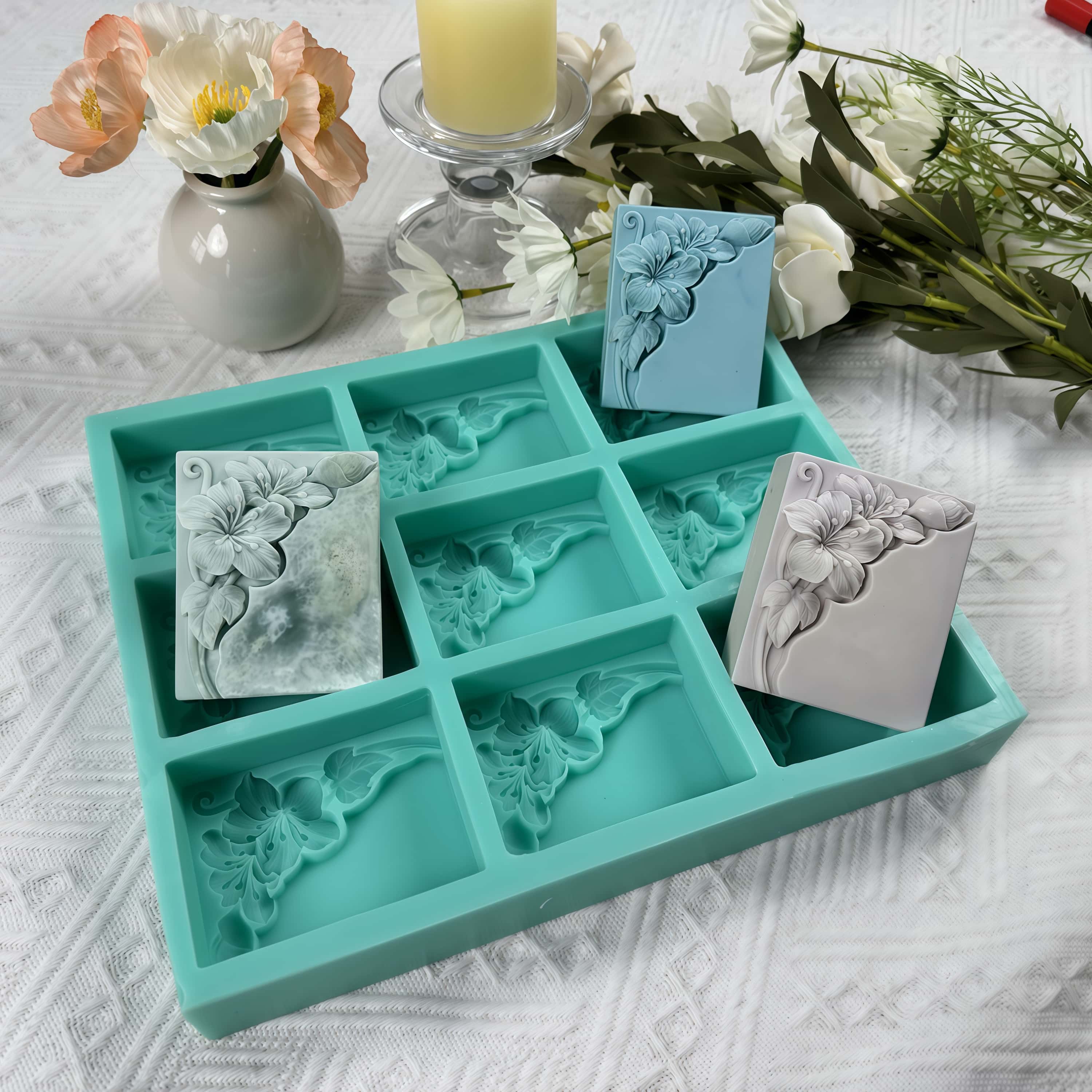 9 Boşluk Tung Çiçek Sabunu Kal - Soap Making Accessories incelemesi ve fiyatı