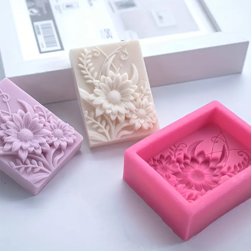 3D Çiçek Kare Sabun silikon ka - Soap Making Kit For Beginners incelemesi ve fiyatı
