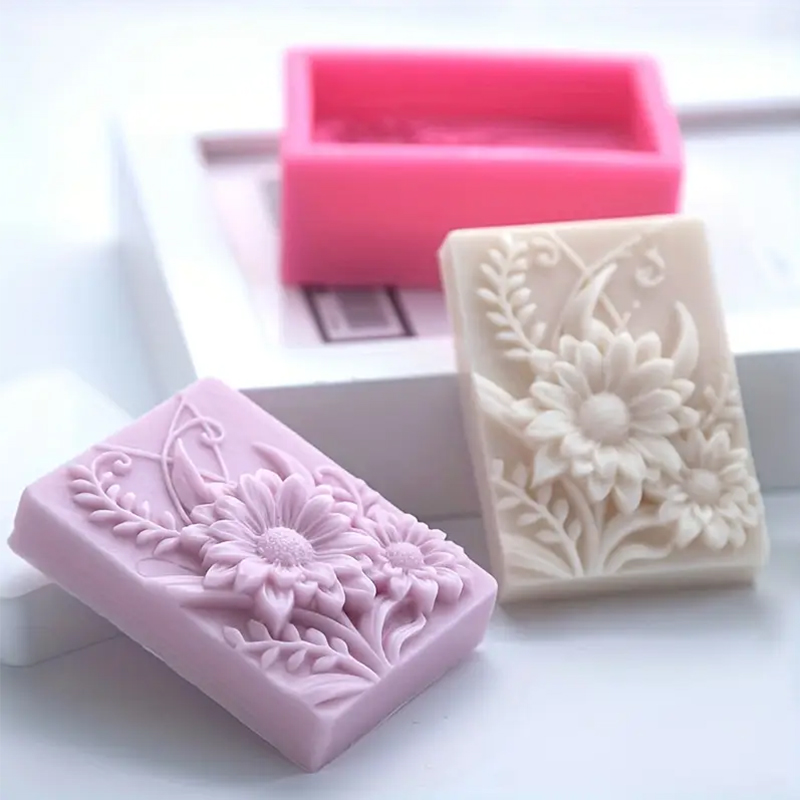 3D Çiçek Kare Sabun silikon ka - Soap Making Kit For Beginners incelemesi ve fiyatı