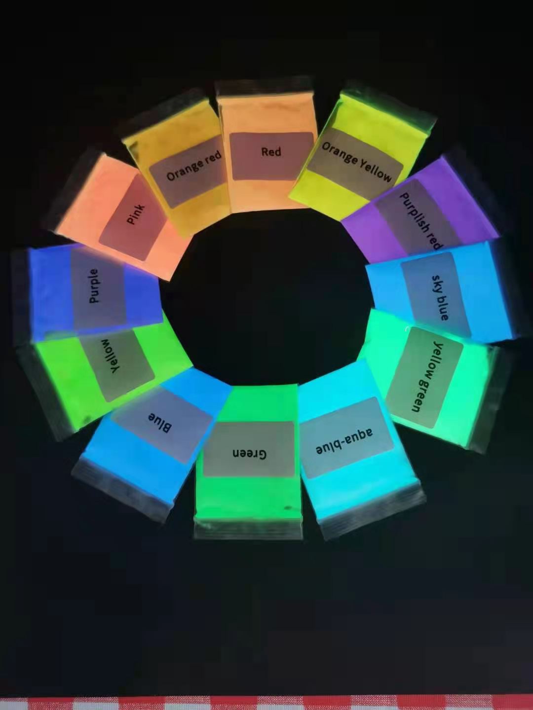 10 g/torba Aqua tarzı karanlık - Mica Powder Colorant incelemesi ve fiyatı