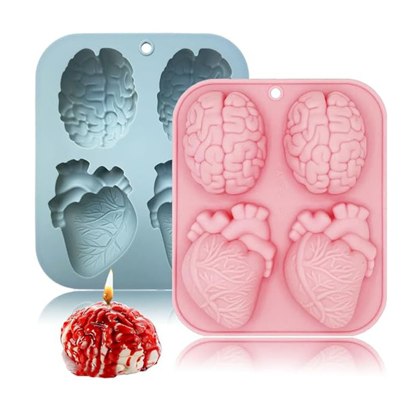 İnsan Beyni ve Kalp Silikon Ka - Soap Making Jelly incelemesi ve fiyatı