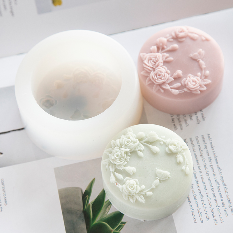 Yuvarlak Şekil Gül Çiçek El Ya - Soap Making Accessories incelemesi ve fiyatı