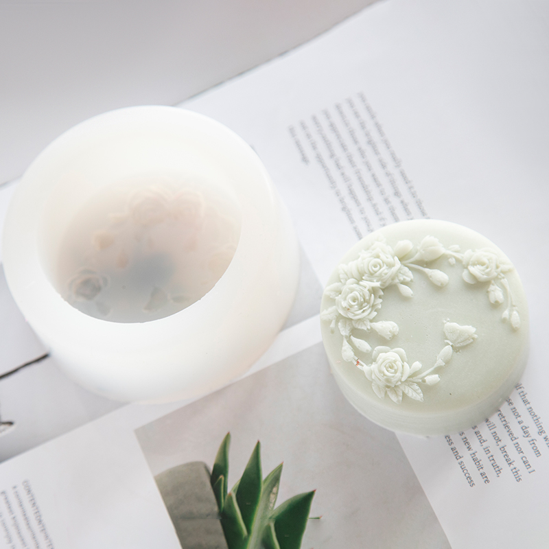 Yuvarlak Şekil Gül Çiçek El Ya - Soap Making Accessories incelemesi ve fiyatı