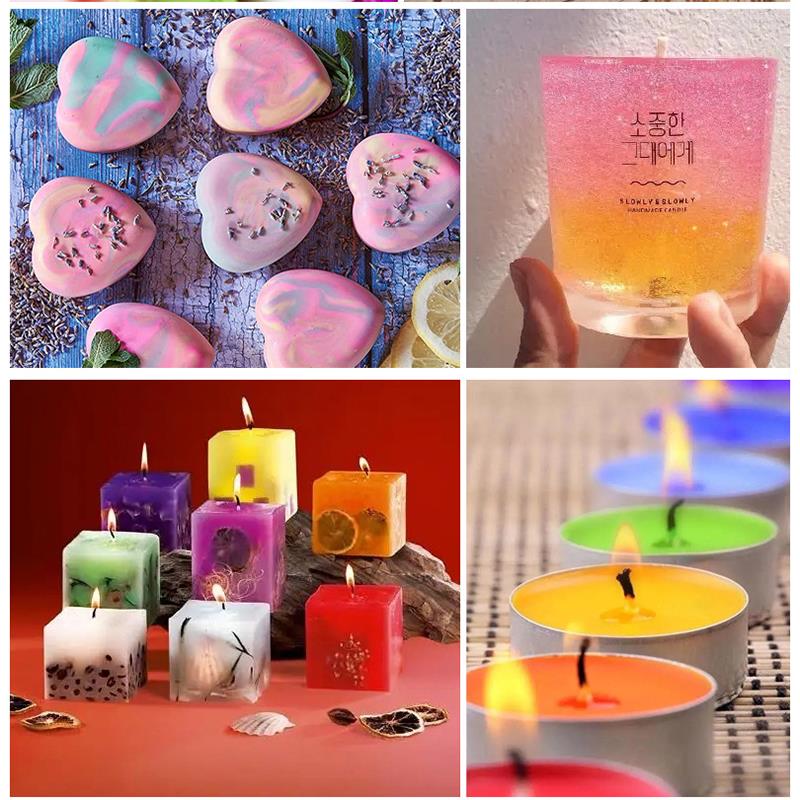 20 renk 10ml mum balmumu Pigme - Soap Making Jelly incelemesi ve fiyatı