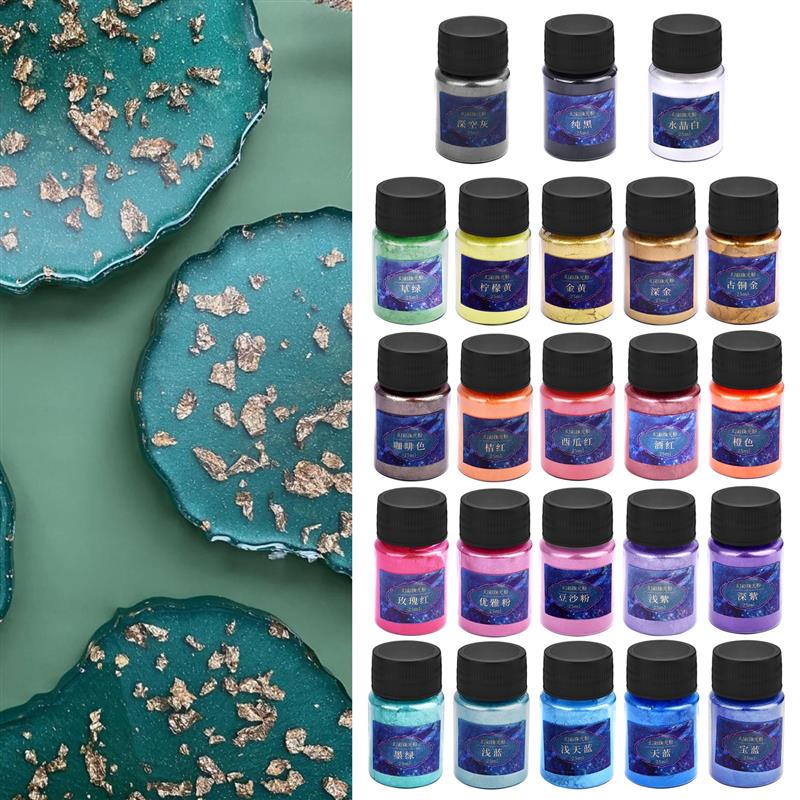 10g/şişe sedefli toz reçine Pi - Mica Powder Colorant incelemesi ve fiyatı