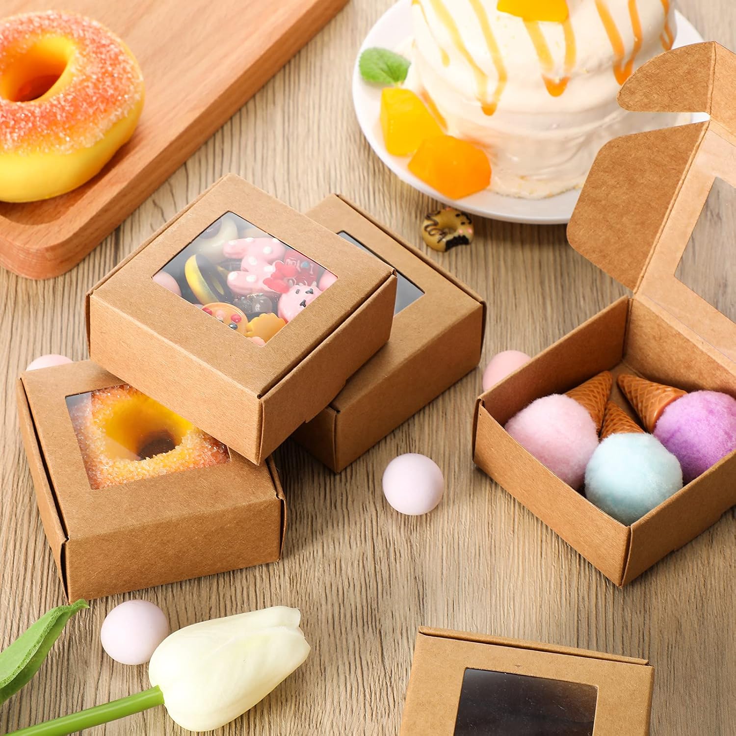 15/35/50 PCS Kendi Yapımı Pake - Kraft Soap Label incelemesi ve fiyatı