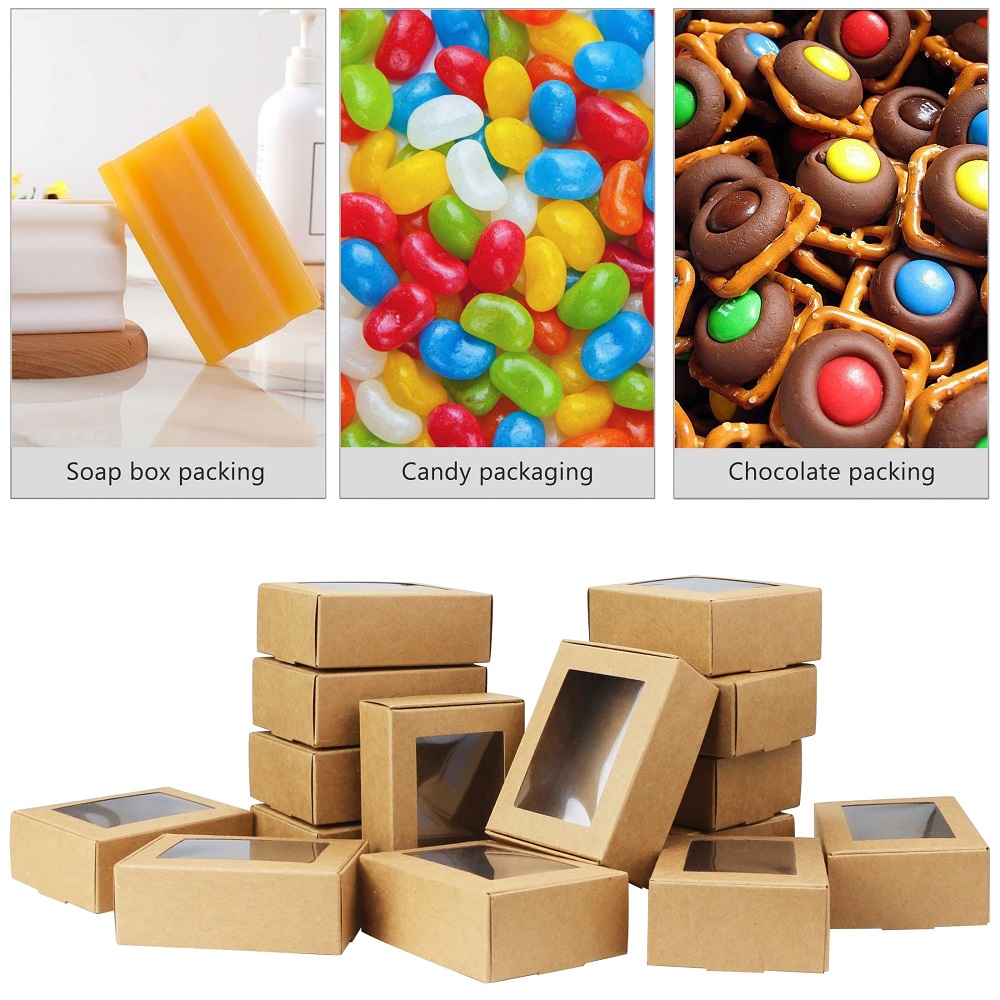 50 Adet Pencereli Mini Kraft K - Kraft Soap Label incelemesi ve fiyatı