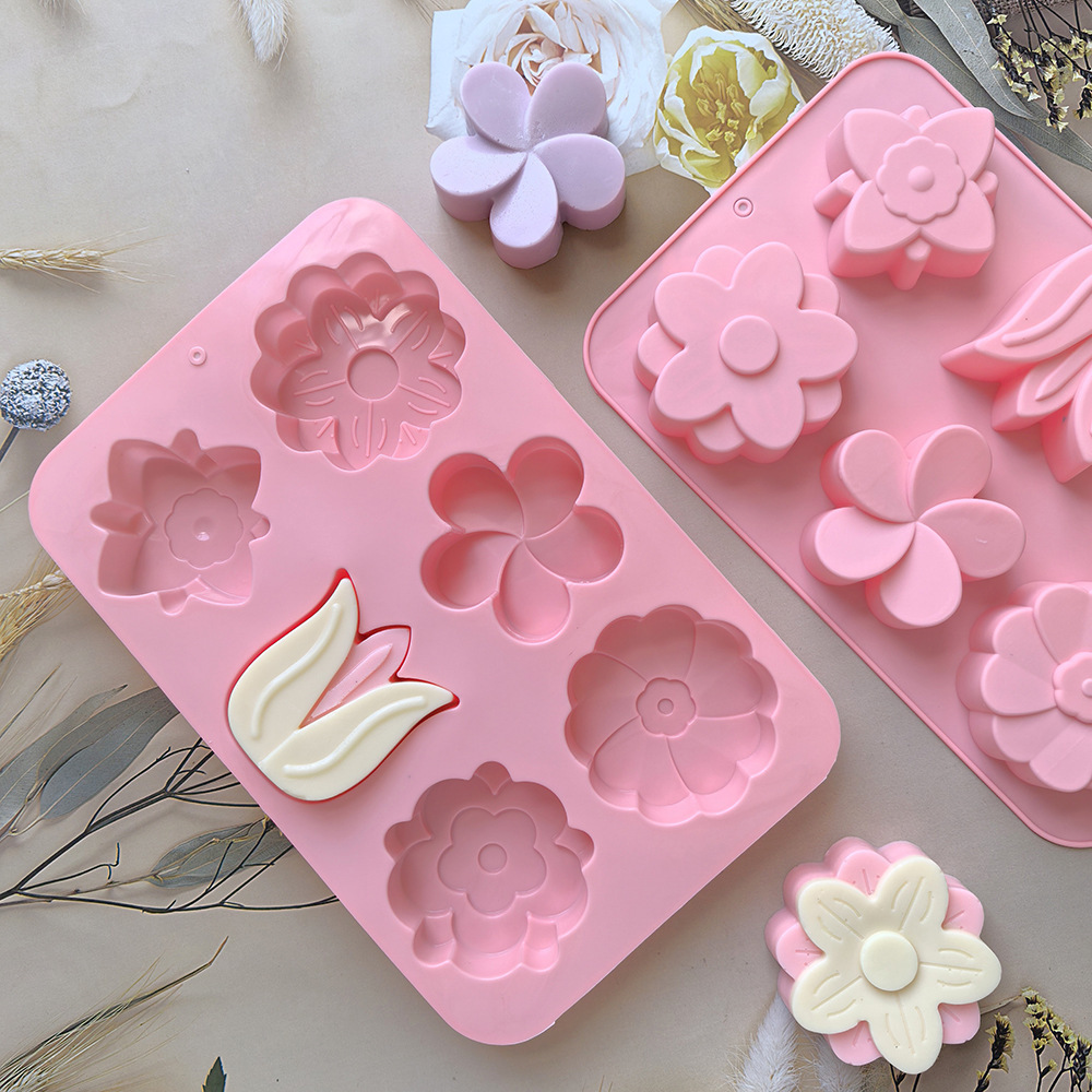 Çeşitli Çiçek Şekilli Silikon  - Soap Making Accessories incelemesi ve fiyatı