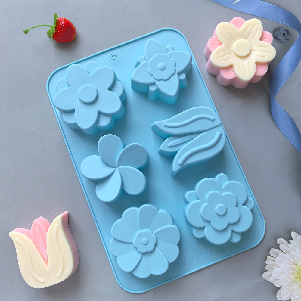 Çeşitli Çiçek Şekilli Silikon  - Soap Making Accessories incelemesi ve fiyatı