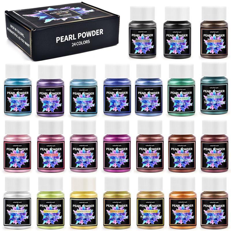 6/24/30 Renk Epoksi Reçine Boy - Mica Powder Colorant incelemesi ve fiyatı